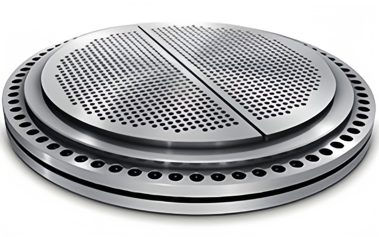 Кованые трубные плиты для теплообменников Кованая трубная решётка